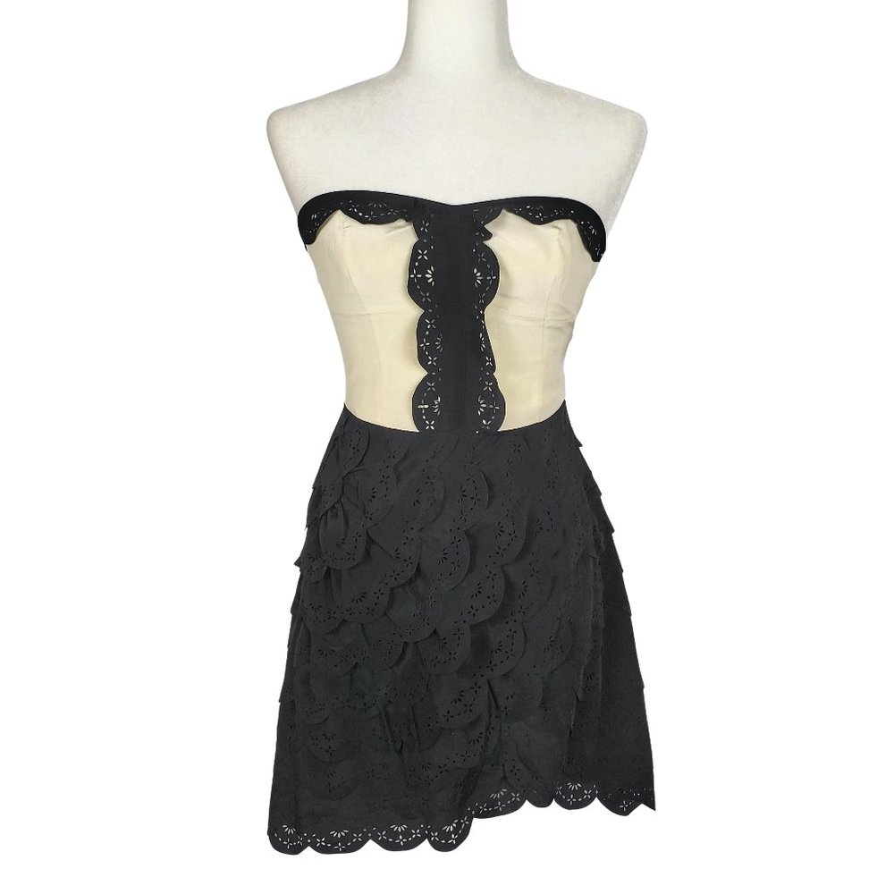 Urban Outfitters NWOT 100% Silk Strapless Mini Cocktail Dress Women's Small